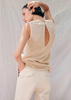 MATIN Knit Tank - Natural