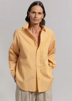CLOTHING Matteau Classic Stripe Shirt - Soleil