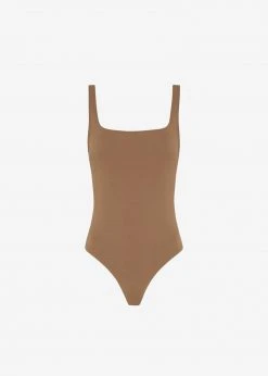 Matteau Nineties Maillot Swimsuit - Cinnamon Crinkle