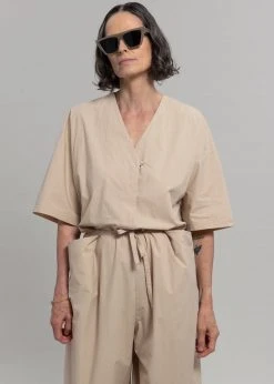 Love My Santa Maxim Jumpsuit - Beige