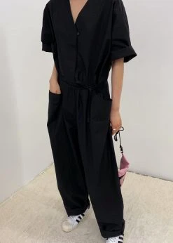 Love My Santa Maxim Jumpsuit - Black CLOTHING