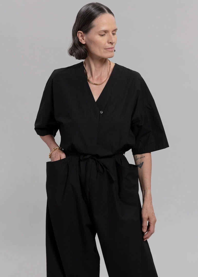 Love My Santa Maxim Jumpsuit - Black CLOTHING