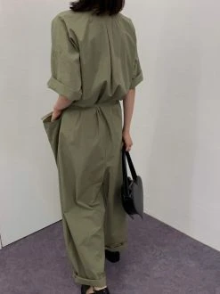 Love My Santa Maxim Jumpsuit - Olive