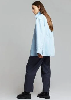 Paper Moon CLOTHING Mayim Oversized Shirt - Sky