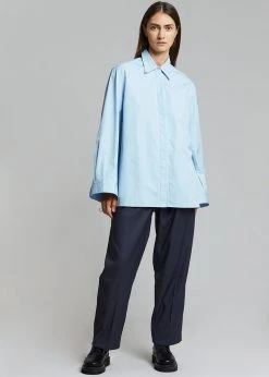 Paper Moon CLOTHING Mayim Oversized Shirt - Sky