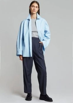 Paper Moon CLOTHING Mayim Oversized Shirt - Sky