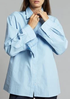Paper Moon CLOTHING Mayim Oversized Shirt - Sky