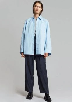 Paper Moon CLOTHING Mayim Oversized Shirt - Sky