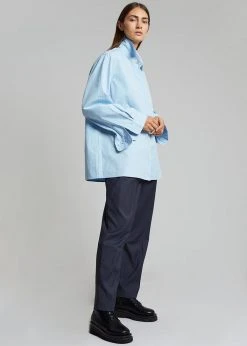 Paper Moon CLOTHING Mayim Oversized Shirt - Sky
