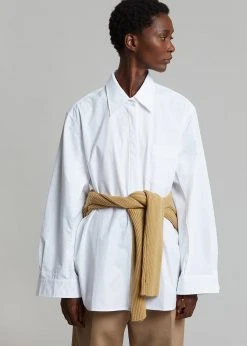 Paper Moon Mayim Oversized Shirt - White CLOTHING