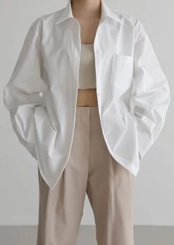 Paper Moon Mayim Oversized Shirt - White CLOTHING