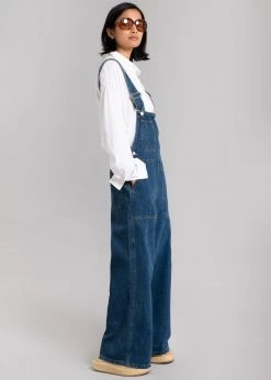 Avenue Milo Denim Overalls - Dark Indigo CLOTHING