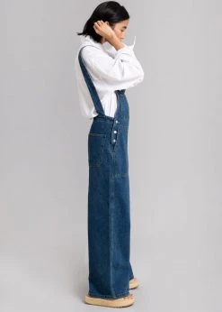 Avenue Milo Denim Overalls - Dark Indigo CLOTHING