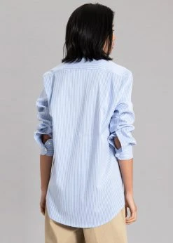 The Frankie Shop Mina Shirt - Blue Stripe