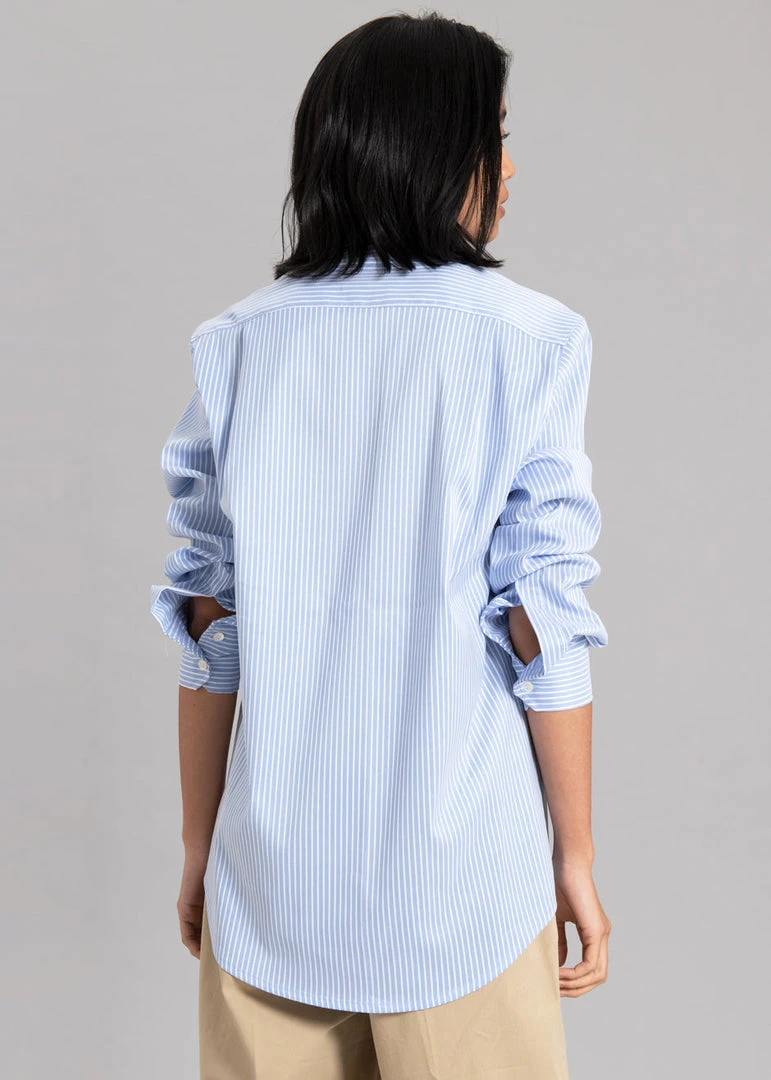 The Frankie Shop Mina Shirt - Blue Stripe