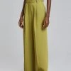 The Frankie Shop Minerva Suit Pants - Moss Green CLOTHING