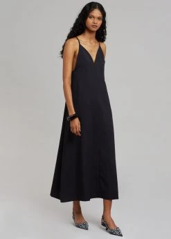 J Shop CLOTHING Miwa Midi Dress - Black