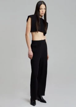 Another J Nanie Honeycomb Sweatpants - Black