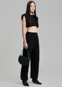 Another J Nanie Honeycomb Sweatpants - Black