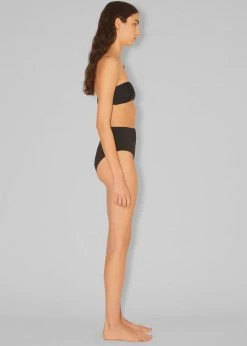 Nanushka Bente High Waist Swim Pants - Black