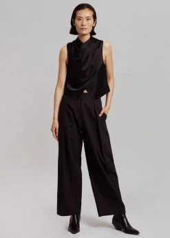 CLOTHING Nanushka Difya Sleeveless Top - Black