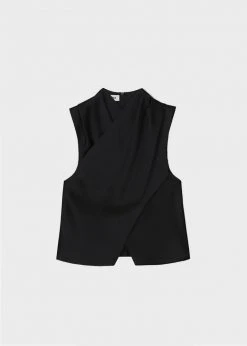 CLOTHING Nanushka Difya Sleeveless Top - Black