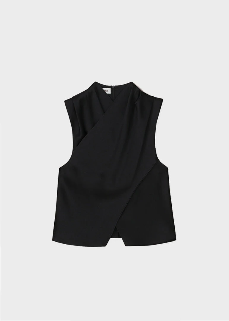 CLOTHING Nanushka Difya Sleeveless Top - Black