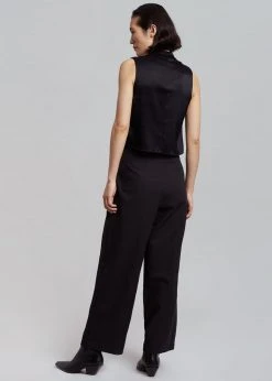 CLOTHING Nanushka Difya Sleeveless Top - Black