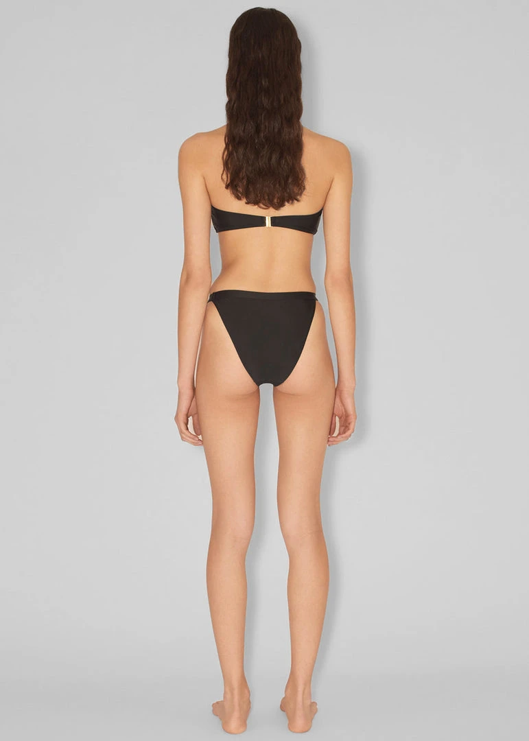 CLOTHING Nanushka Mahy Round Front Wire Bandeau - Black