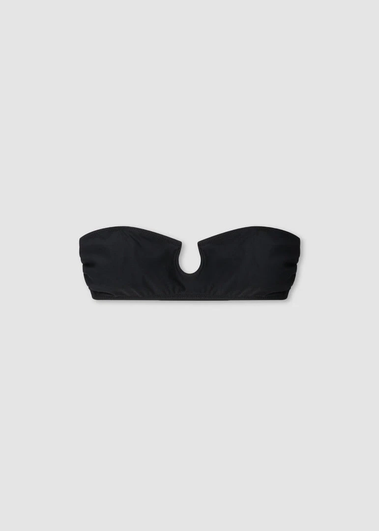 CLOTHING Nanushka Mahy Round Front Wire Bandeau - Black