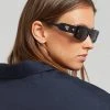 Nanushka Ruthie Bio Plastic Sunglasses - Black ACCESSORIES