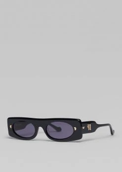 Nanushka Ruthie Bio Plastic Sunglasses - Black ACCESSORIES