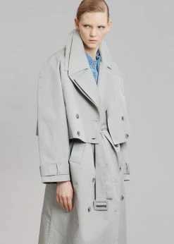 The Frankie Shop CLOTHING Nexine Short Jacket - Grey