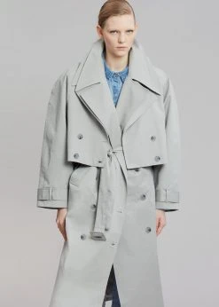 The Frankie Shop CLOTHING Nexine Short Jacket - Grey