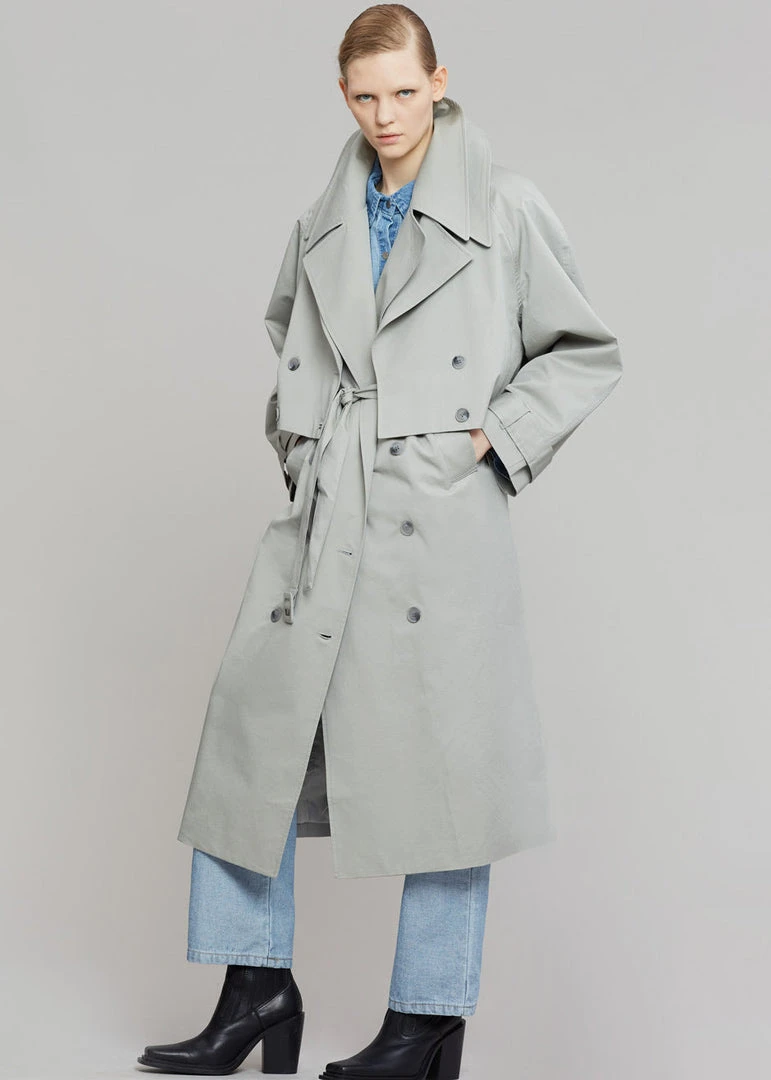 The Frankie Shop CLOTHING Nexine Short Jacket - Grey