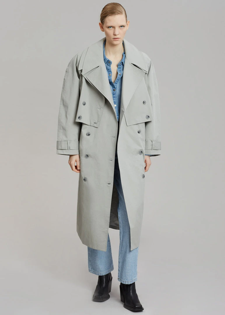 The Frankie Shop CLOTHING Nexine Short Jacket - Grey