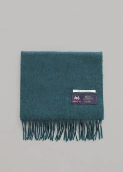 More Than Yesterday Men Nieves Wool Scarf - Deep Teal