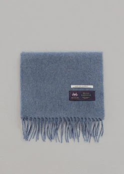More Than Yesterday Nieves Wool Scarf - Dusty Blue Men