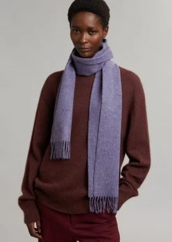 More Than Yesterday Nieves Wool Scarf - Violet Men