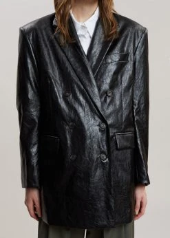 Maimia Ninoska Crinkle Blazer - Black