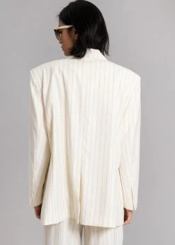 Another Avenue Nuno Thin Stripes Blazer - Off White CLOTHING