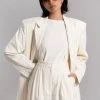 Another Avenue Nuno Thin Stripes Blazer - Off White CLOTHING