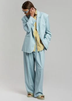 Another Avenue CLOTHING Nuno Thin Stripes Pants - Sky