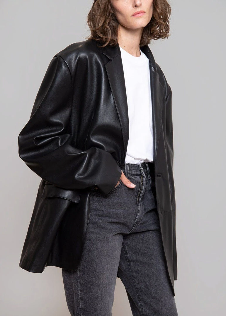 The Frankie Shop Olympia Blazer - Black CLOTHING