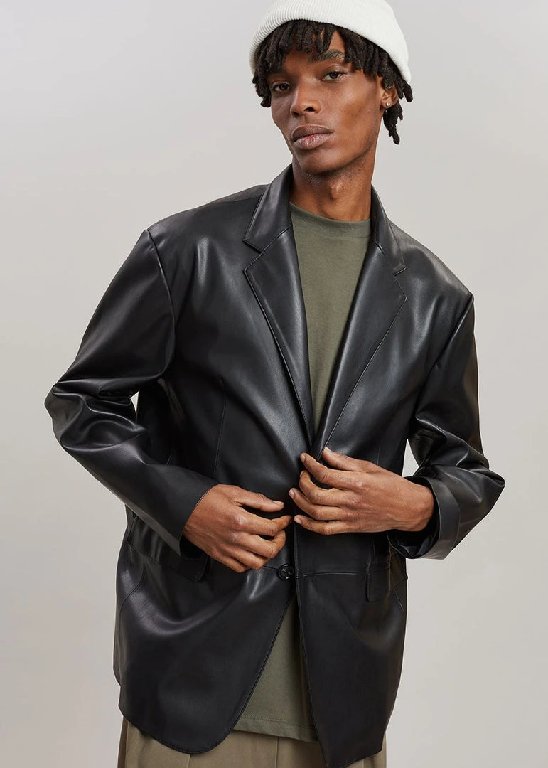 The Frankie Shop Olympia Blazer - Black CLOTHING