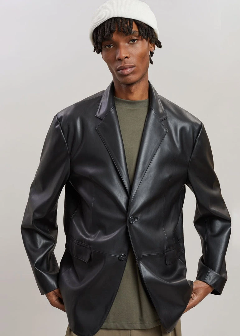 The Frankie Shop Olympia Blazer - Black CLOTHING