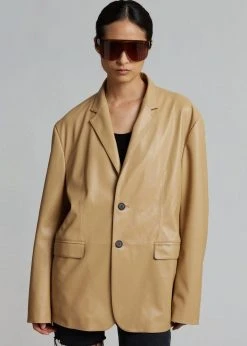 The Frankie Shop Olympia Blazer - Butter CLOTHING