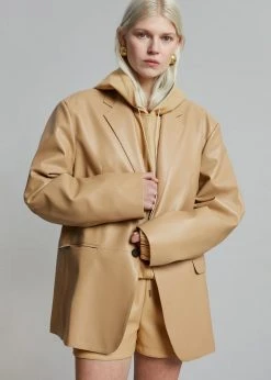 The Frankie Shop Olympia Blazer - Butter CLOTHING