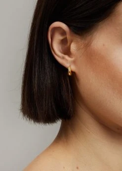 Otiumberg Mini Graduated Hoops - Gold ACCESSORIES