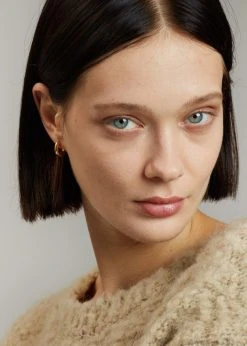 ACCESSORIES Otiumberg Small Chunky Hoops - Gold